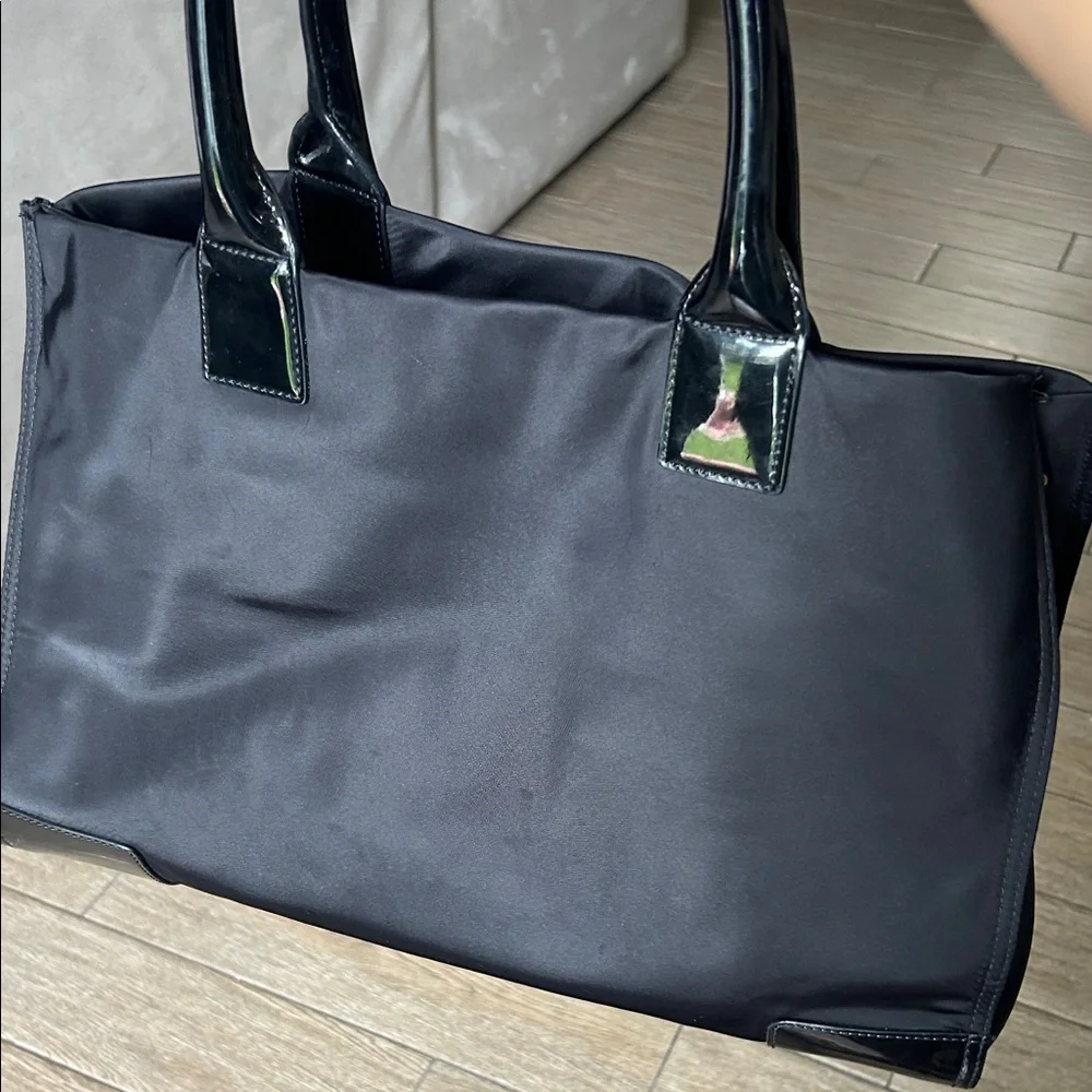 TORY BURCH ELLA PATENT TOTE Large bag vintage 2016